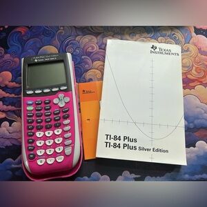 Texas Instruments TI-84 Plus Silver Edition in Pink and Silver